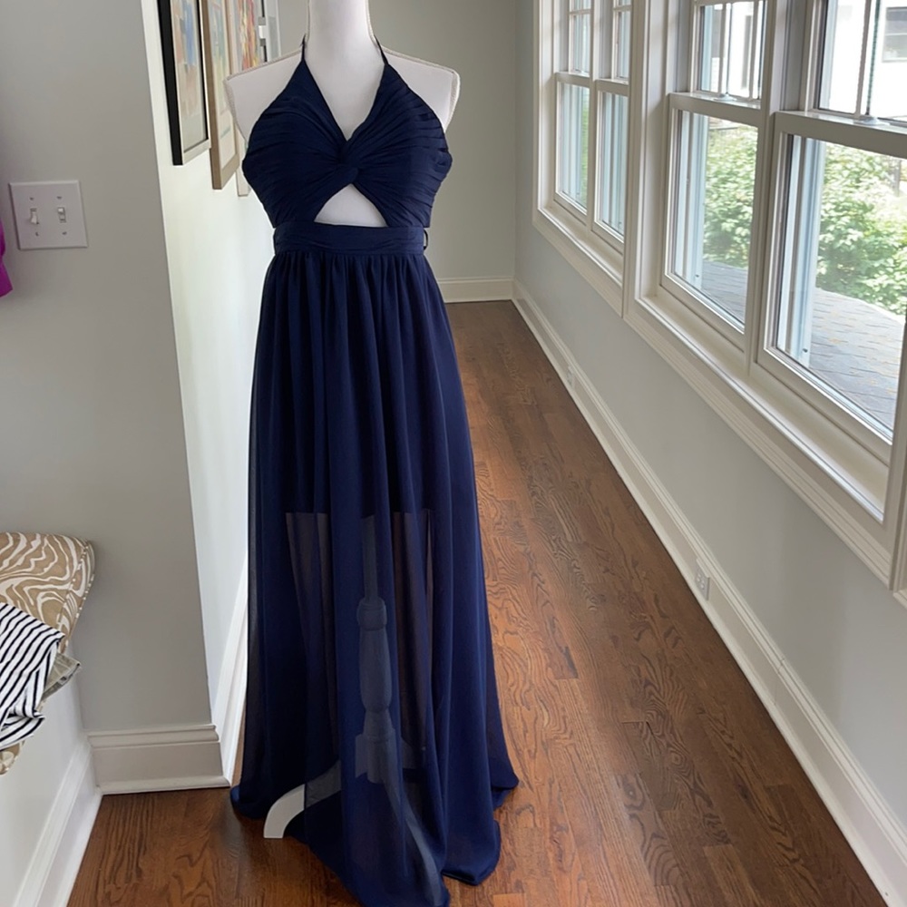 Navy Prom Dress